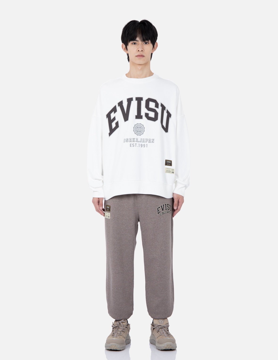RETRO LOGO PRINT SWEATPANTS - 6