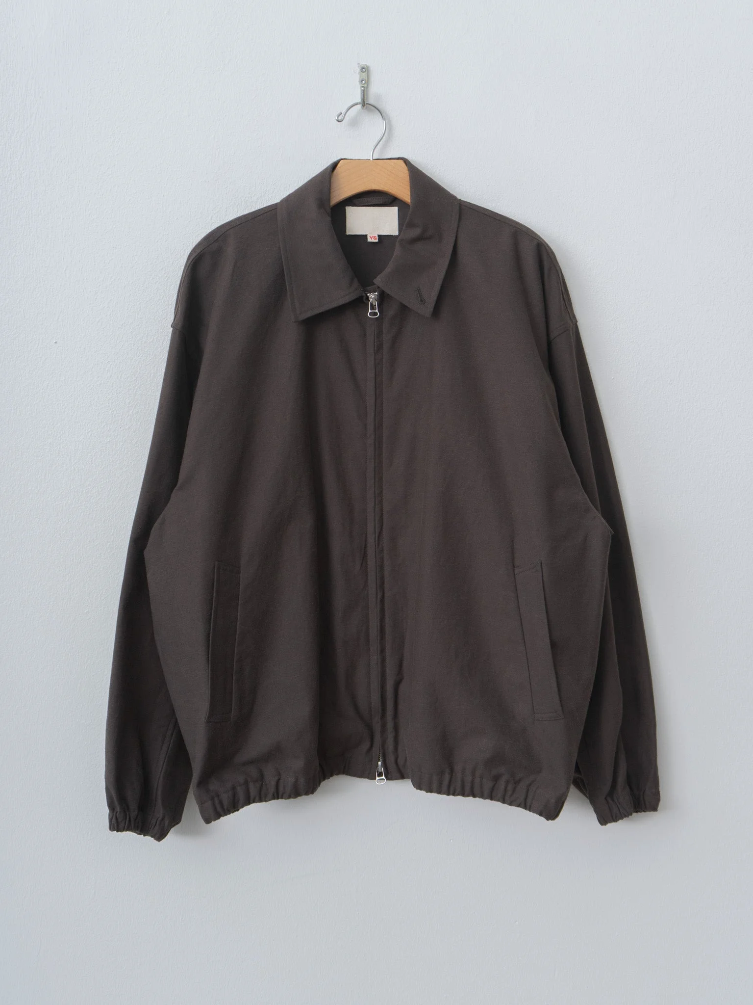 Zip Blouson - Brown - 1