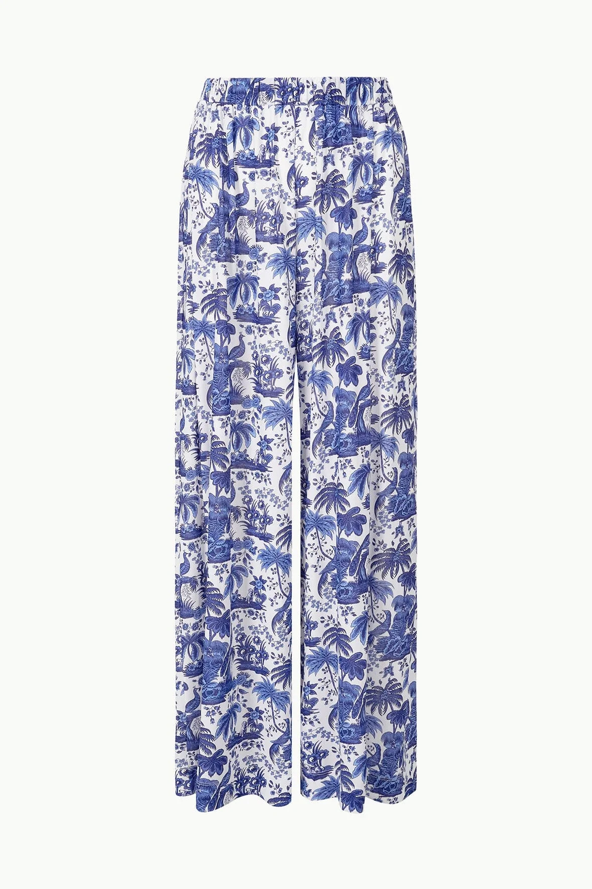 STAUD MARZA PANT BLUE TOILE - 1
