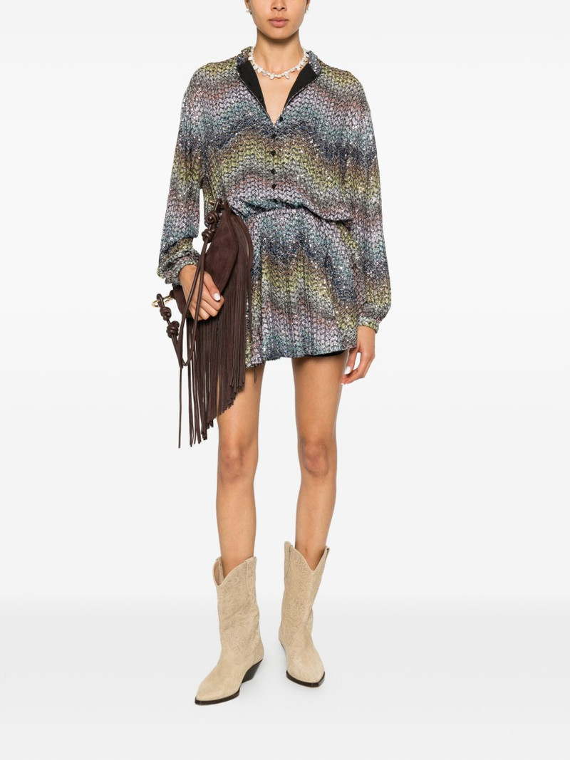 Missoni sequin-embellished mini dress outlook