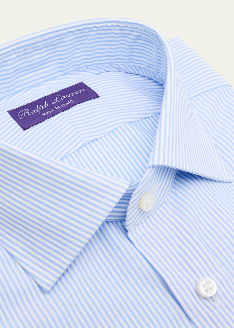 Ralph Lauren Men's Cotton Petite Bengal Stripe Dress Shirt outlook
