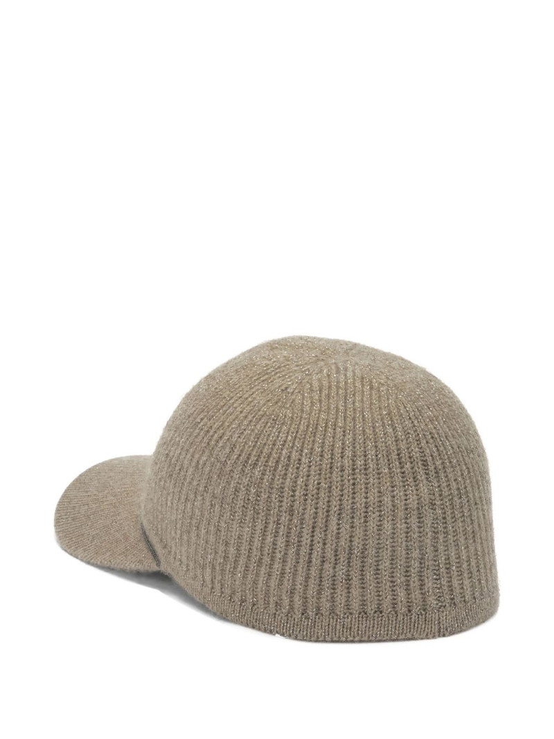 Brunello Cucinelli ribbed baseball cap outlook