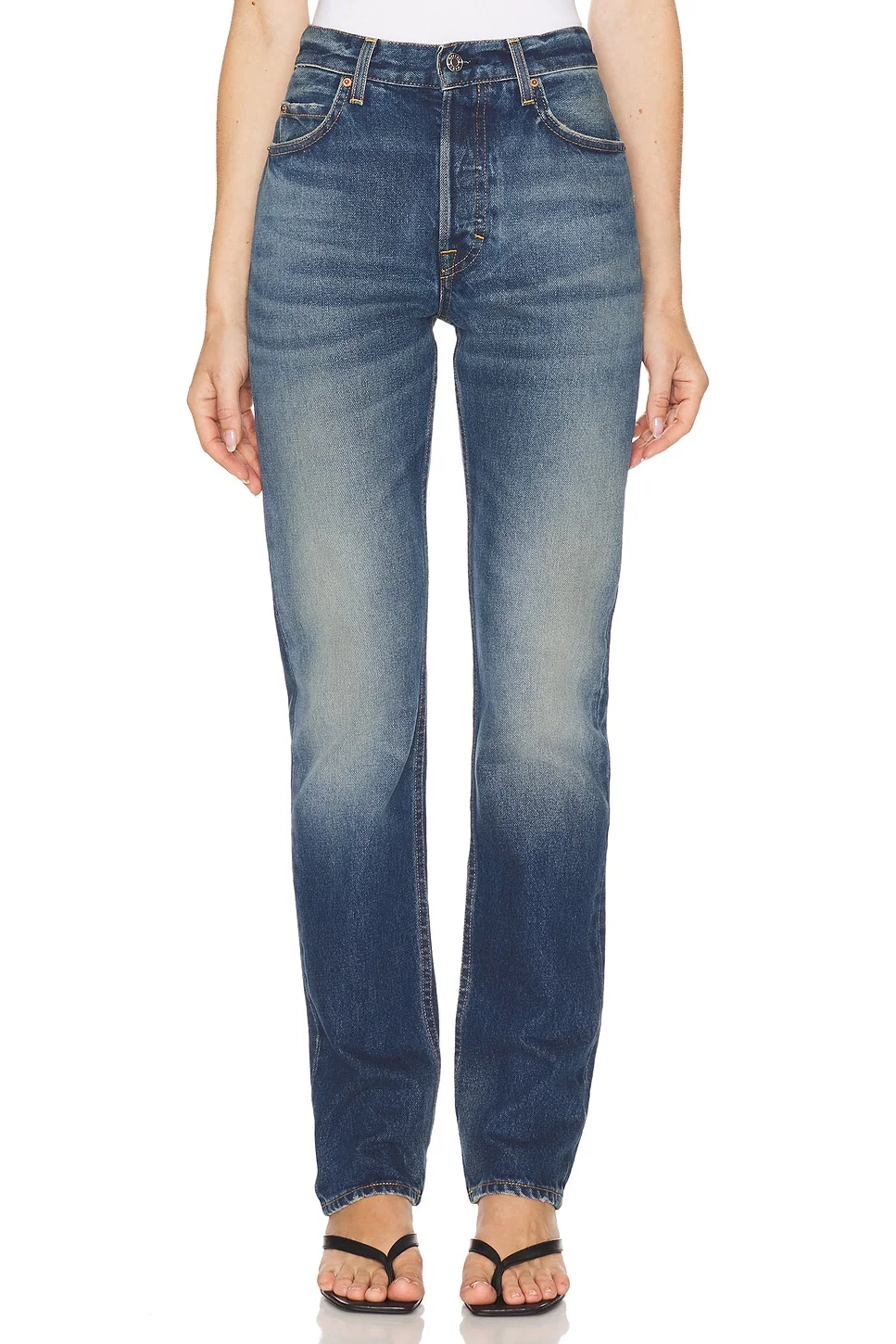 Walker Mid Rise Slim Jeans - 1