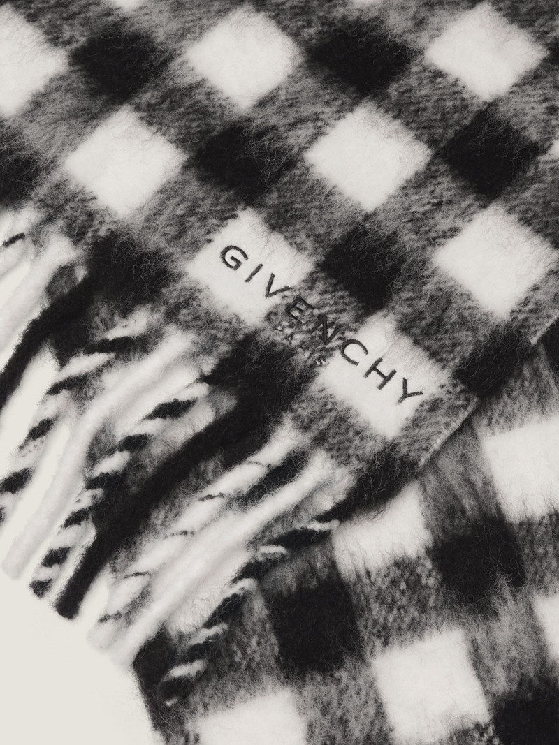 Givenchy CHECKED SCARF IN ALPACA WOOL outlook