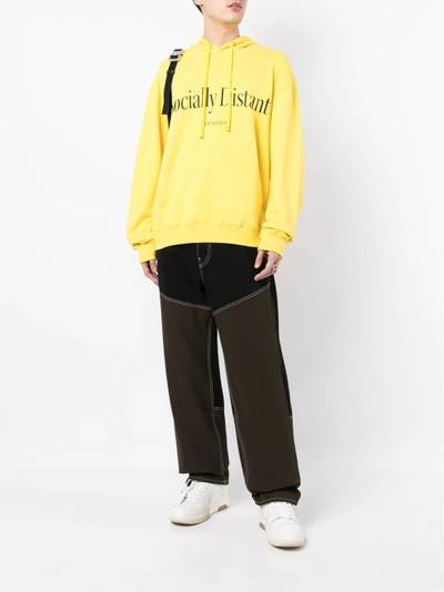 ih nom uh nit Socially Distant pullover hoodie outlook