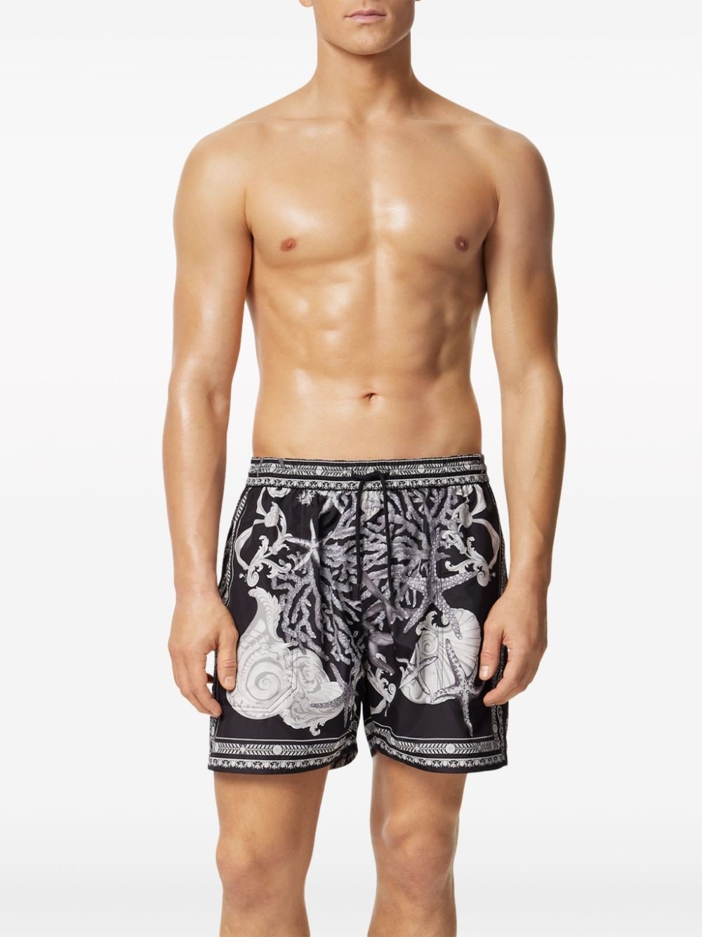 Barocco reversible swim shorts - 2