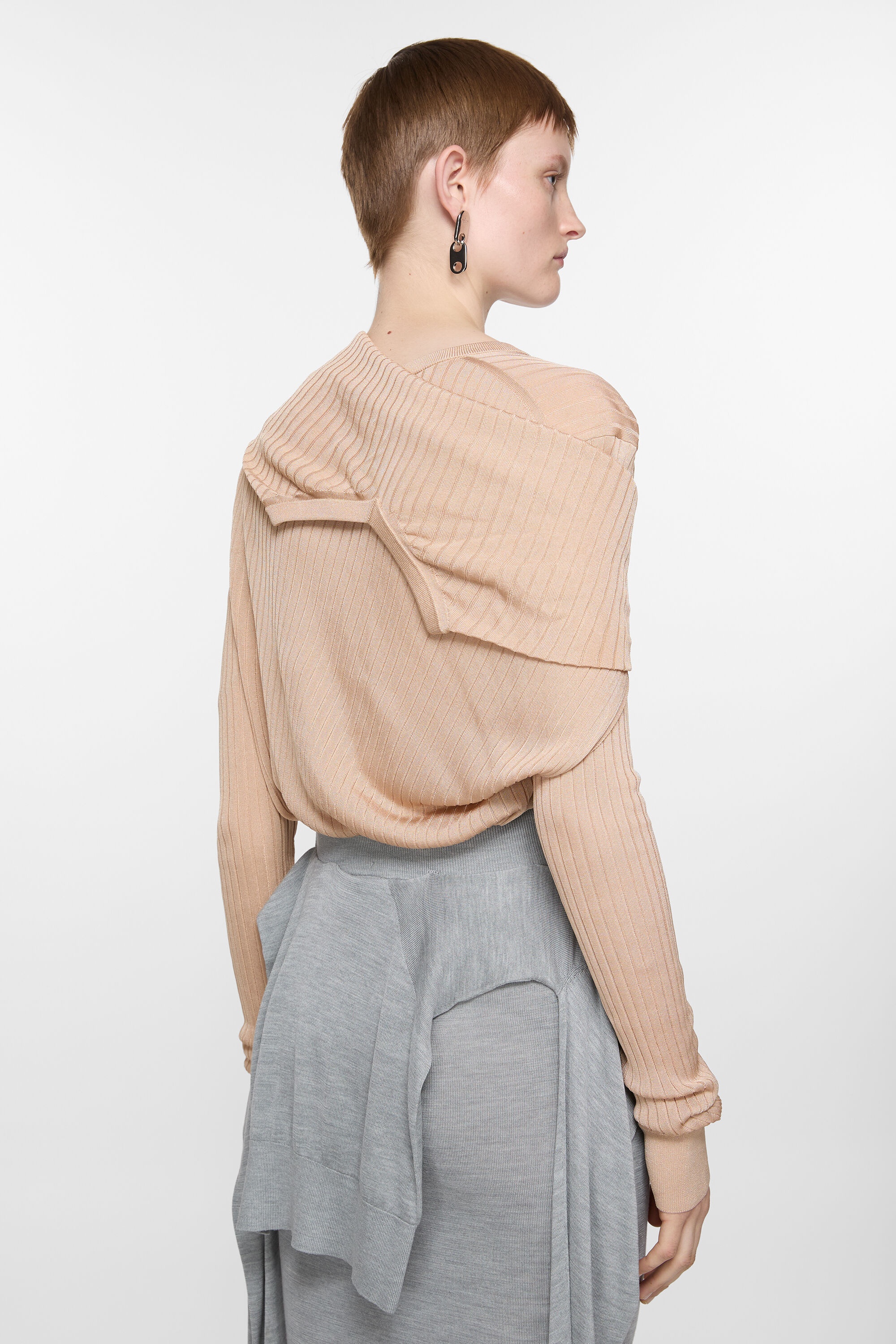 Knit cardigan - Hazel beige - 3