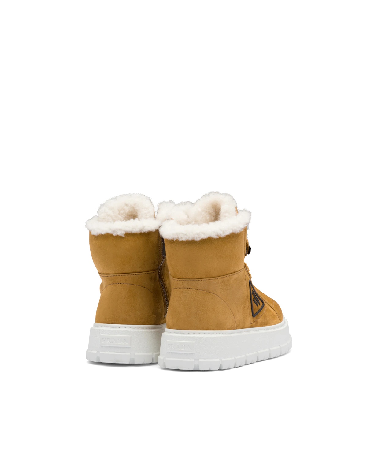 Suede lace-up booties - 3