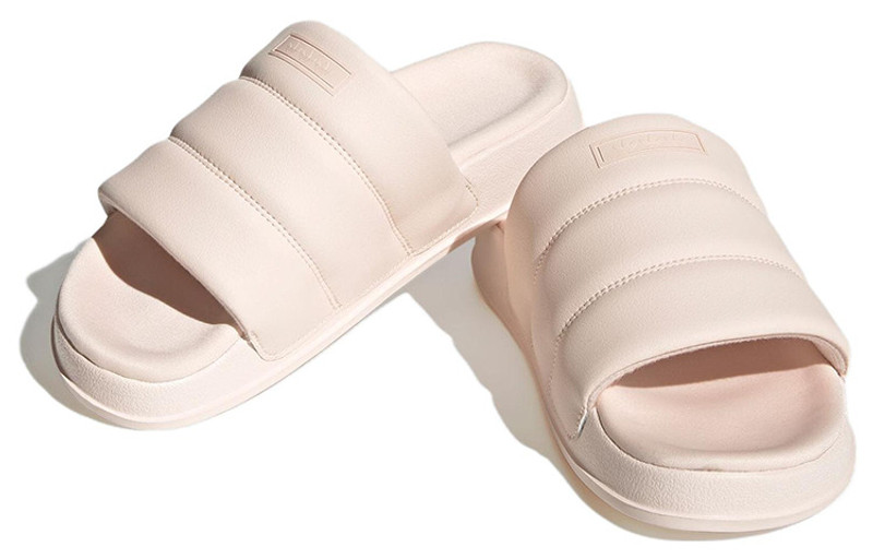 (WMNS) adidas Adilette Essential 슬라이드 'Wonder 석영'HQ8772 4