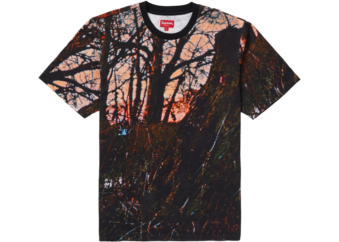 Supreme S/S Pocket Tee Woods - 1