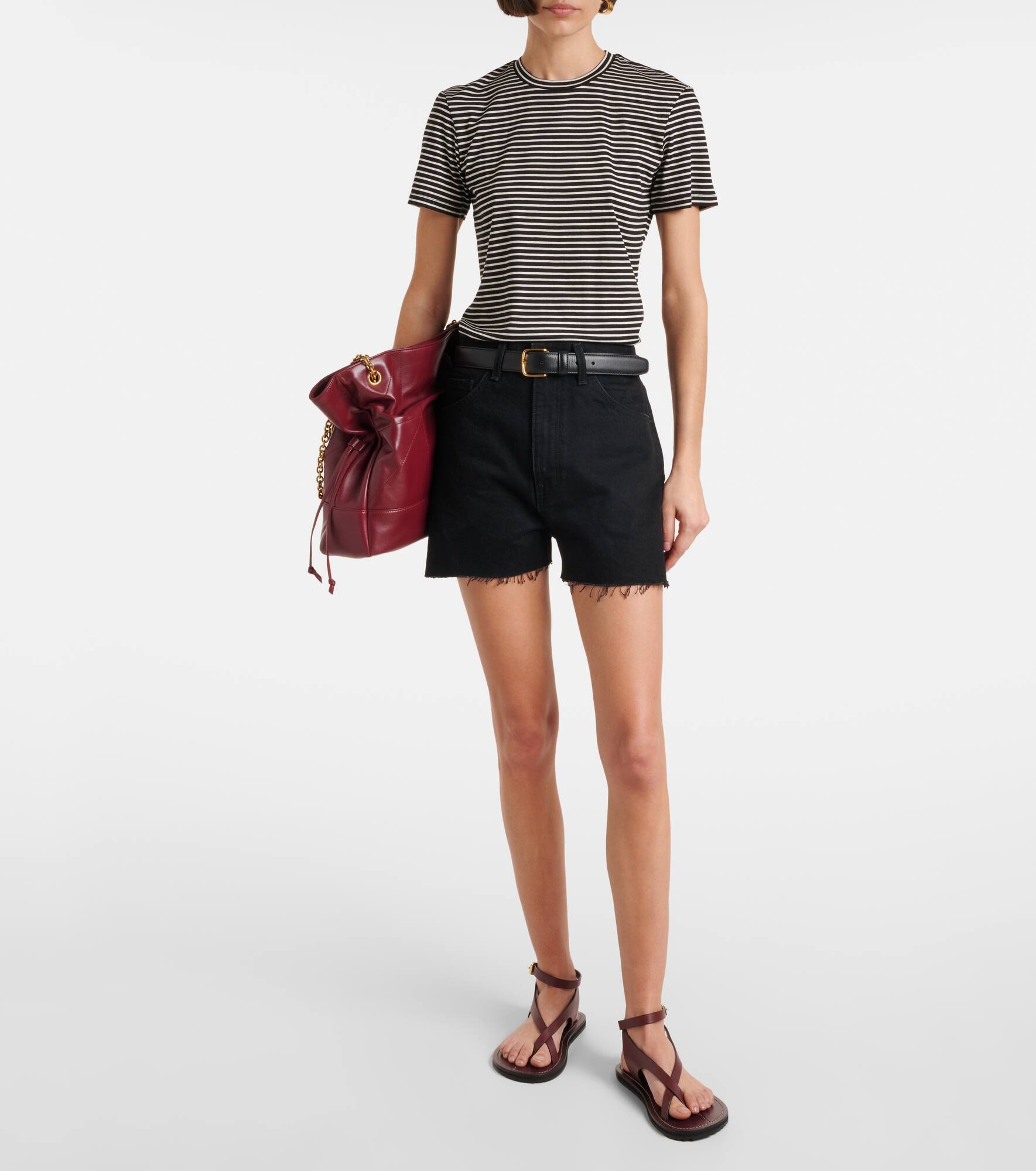 Cobain low-rise denim shorts - 2
