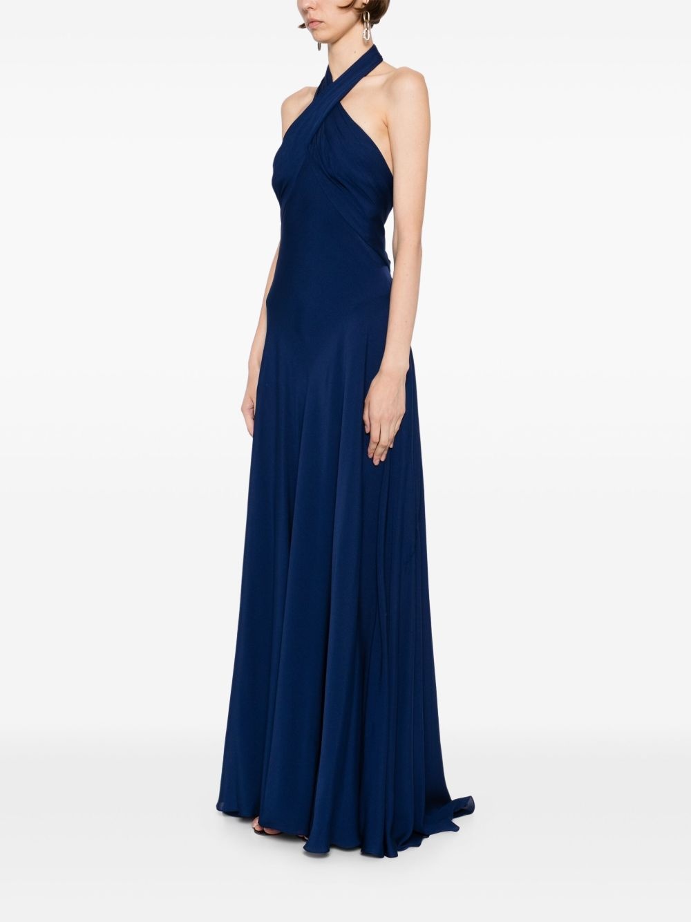 silk long dress - 3