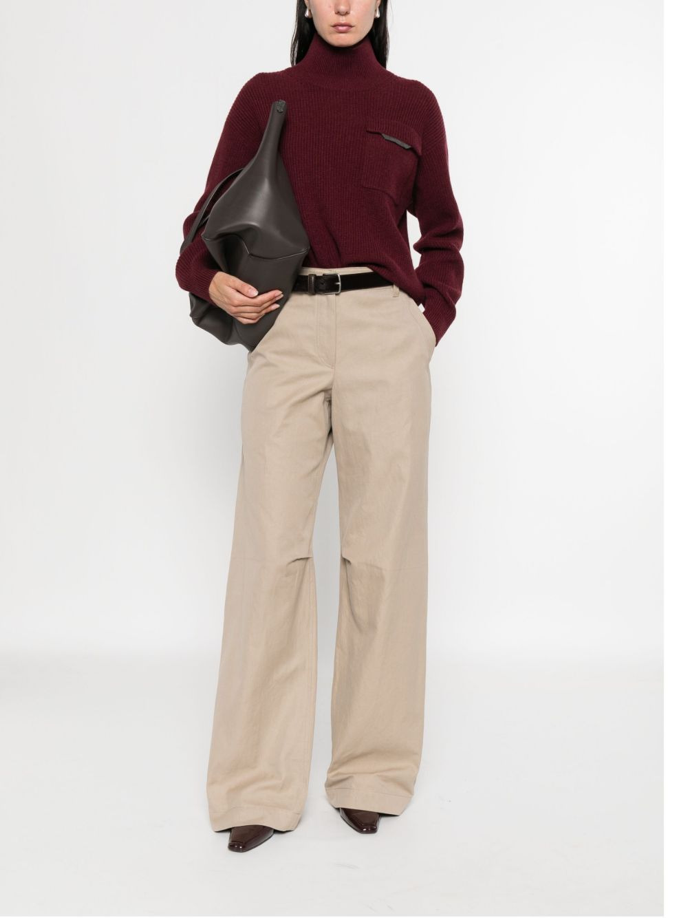 Brunello Cucinelli Women Cashmere Turtle-Neck Jumper - 5