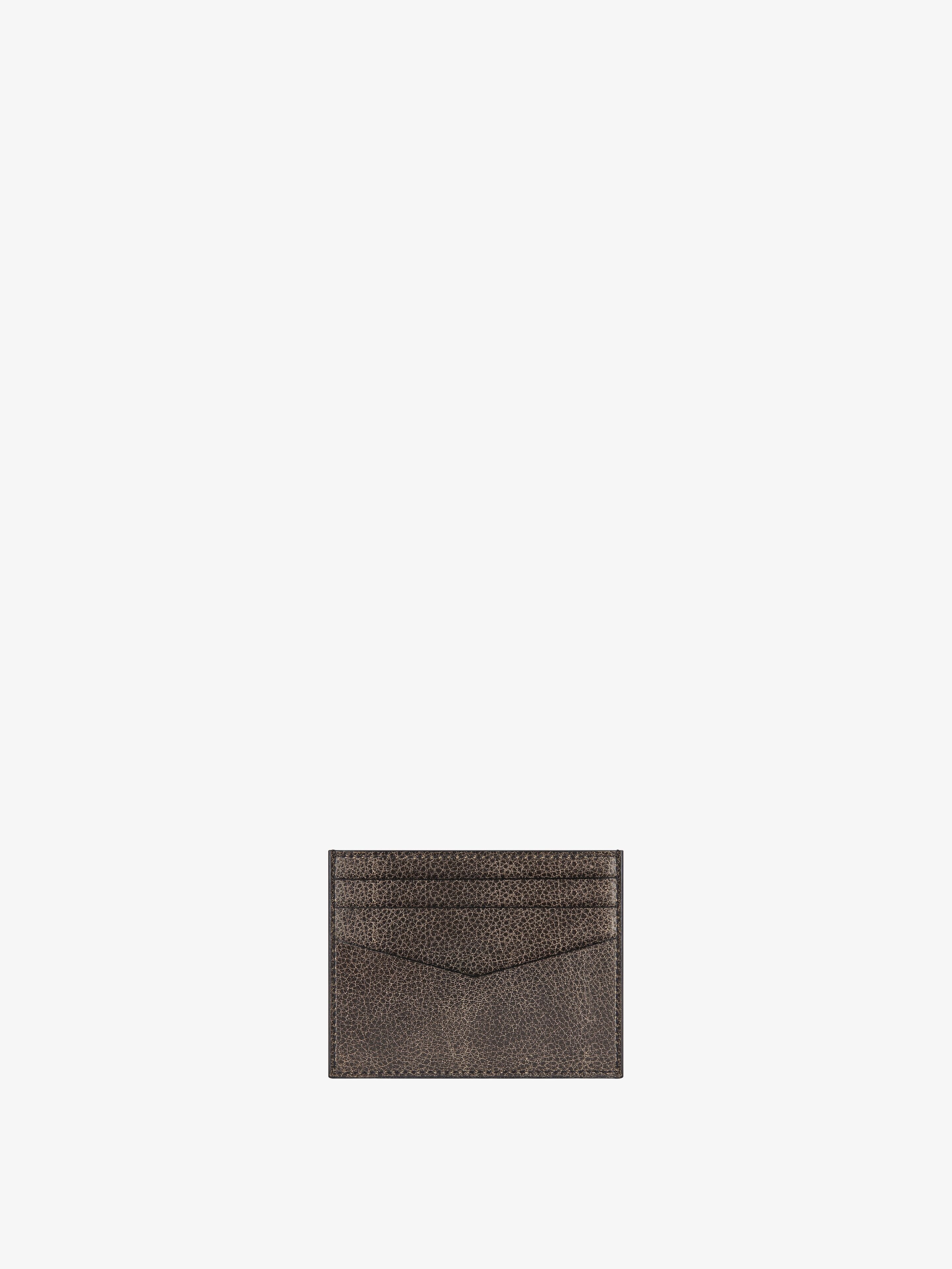 GIVENCHY CARD HOLDER IN CRACKLED LEATHER - 3