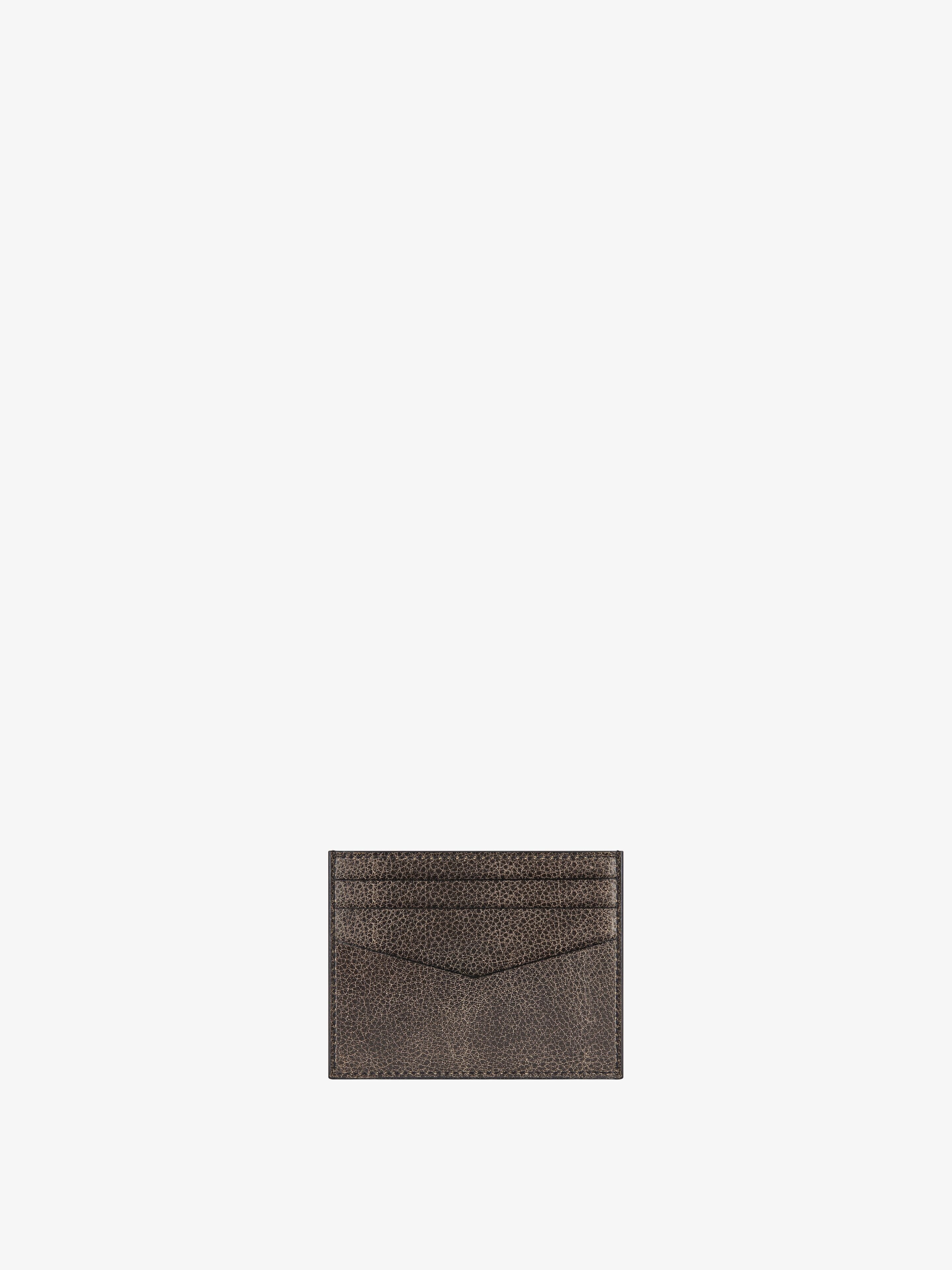 GIVENCHY CARD HOLDER IN CRACKLED LEATHER - 2