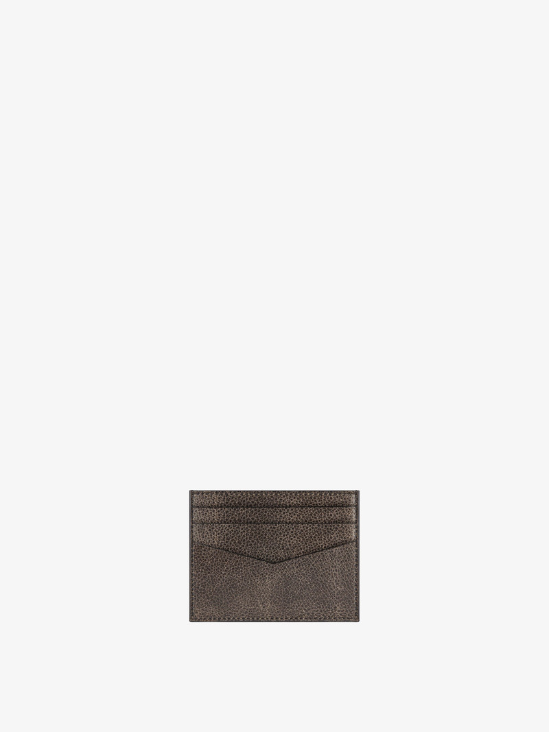 Givenchy GIVENCHY CARD HOLDER IN CRACKLED LEATHER outlook