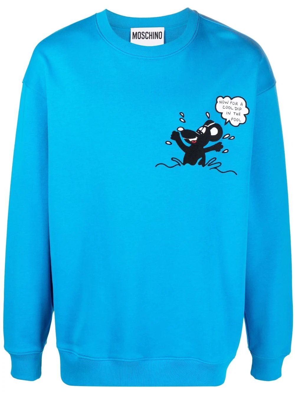 organic cotton comic-graphic sweatshirt - 1