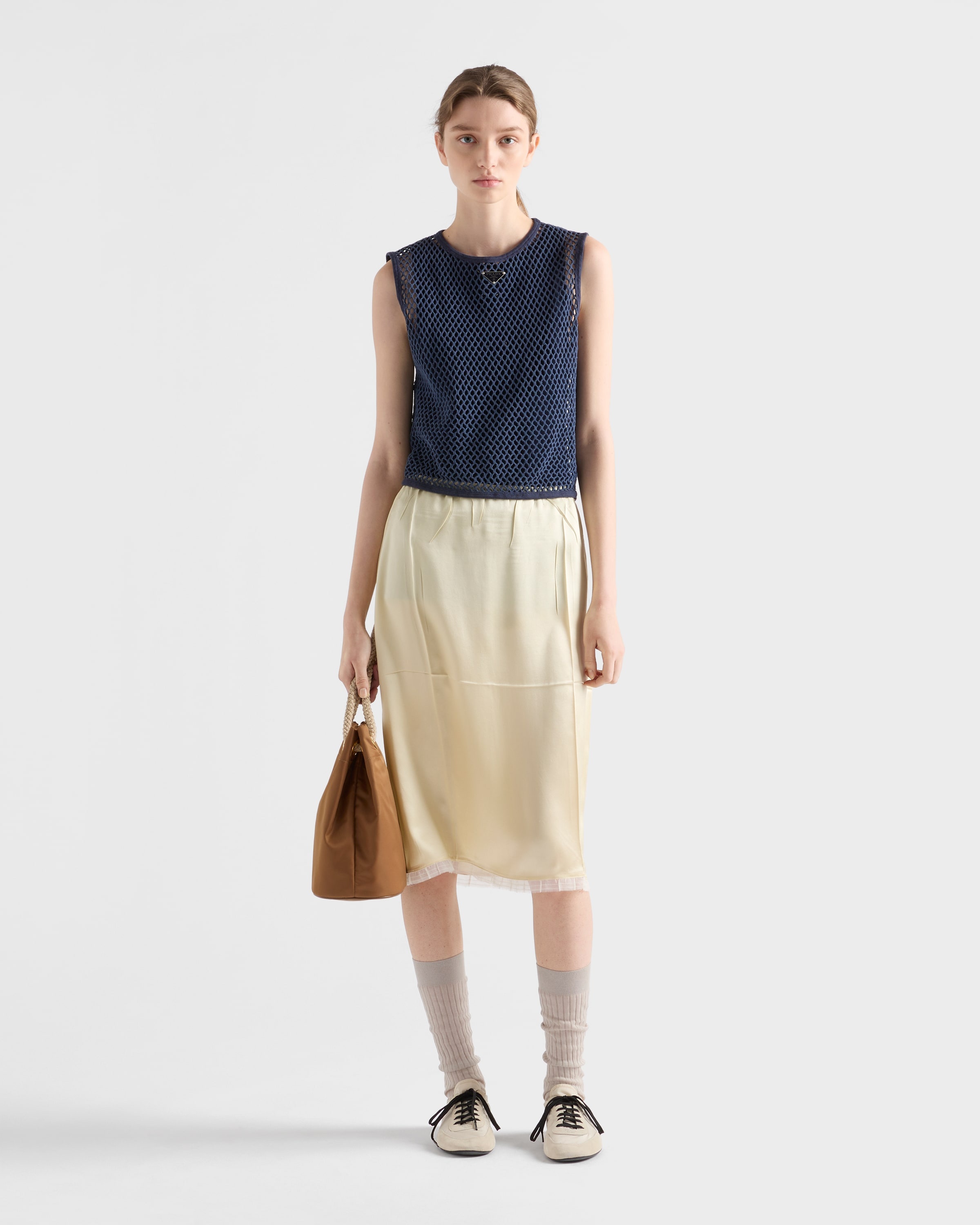 Cotton mesh top - 2