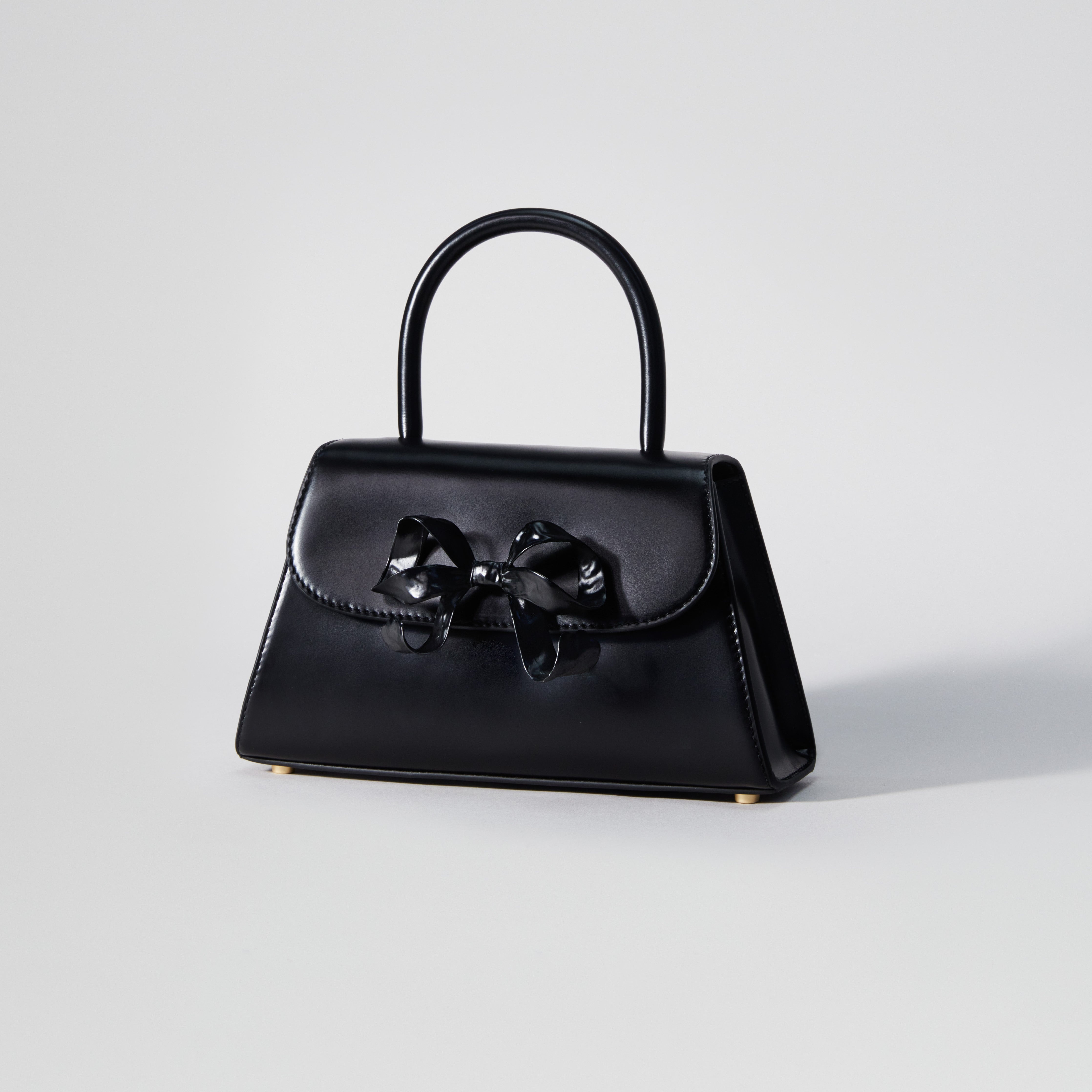 The Bow Mini in Black with Enamel - 2