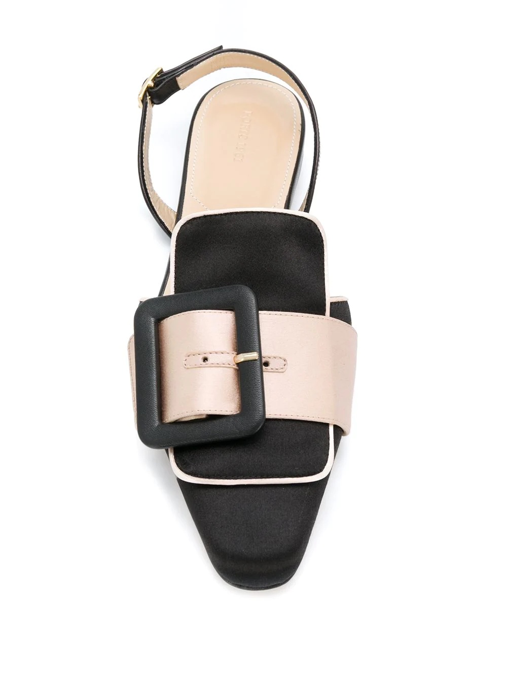 buckle slingback flat pumps - 4