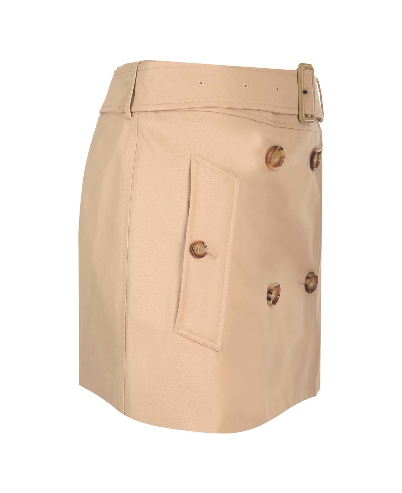 Trench-style Mini Skirt - 3