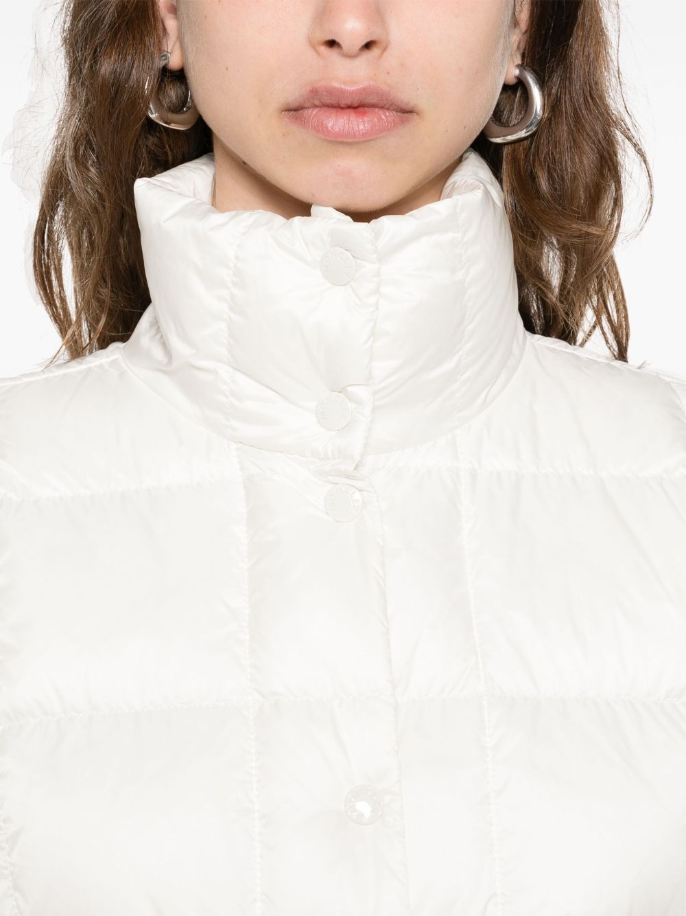 quilted cropped jacket - 5