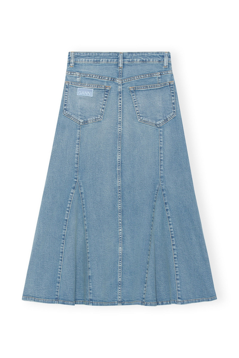 TINT DENIM PEPLUM SKIRT 2