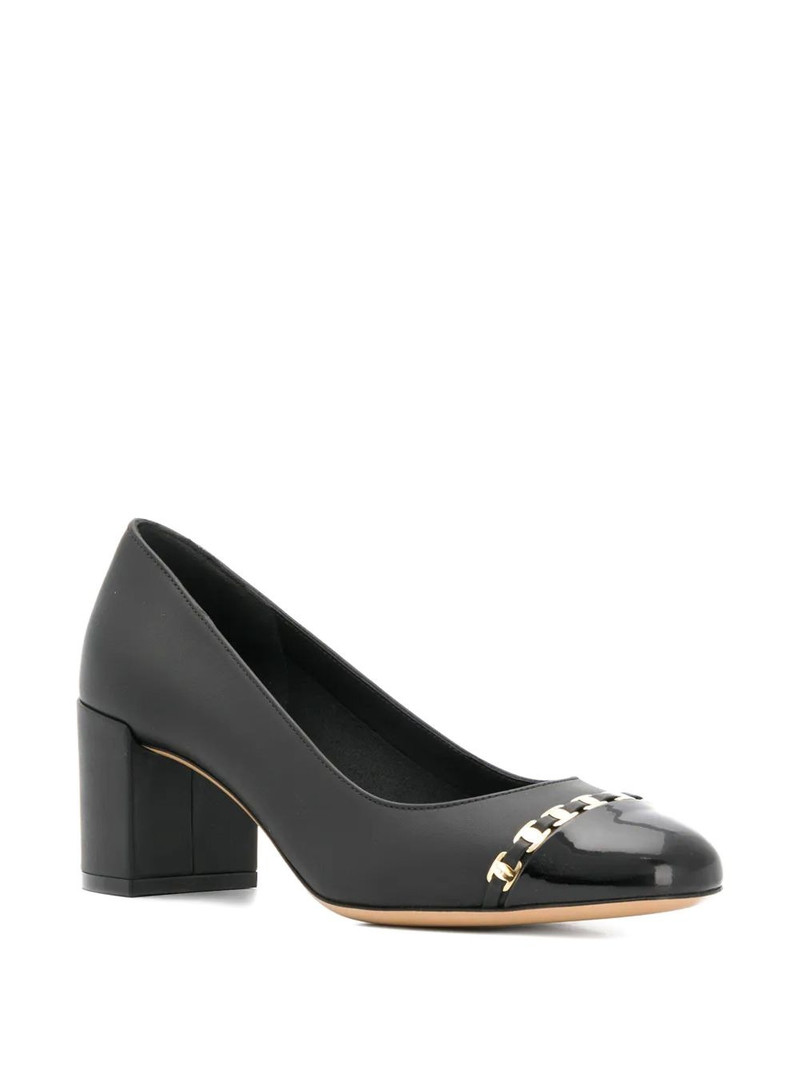 FERRAGAMO Vara Chain pumps outlook