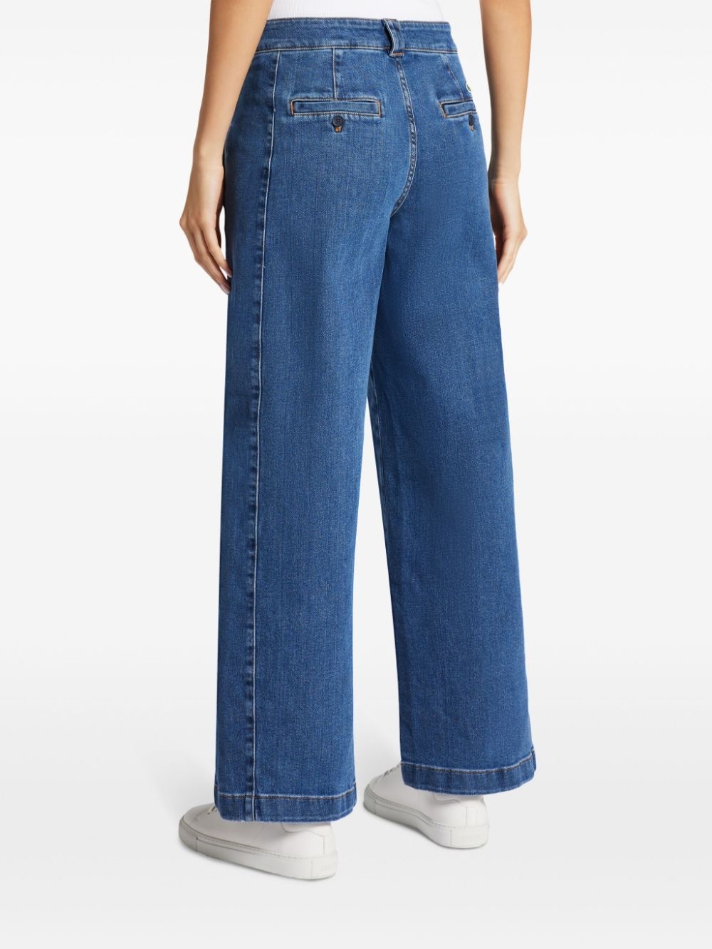 high-rise straight-leg jeans - 4
