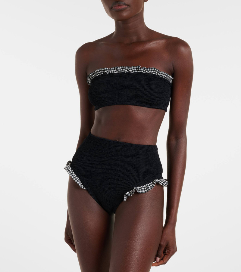 Hunza G Peggy ruffled bikini outlook