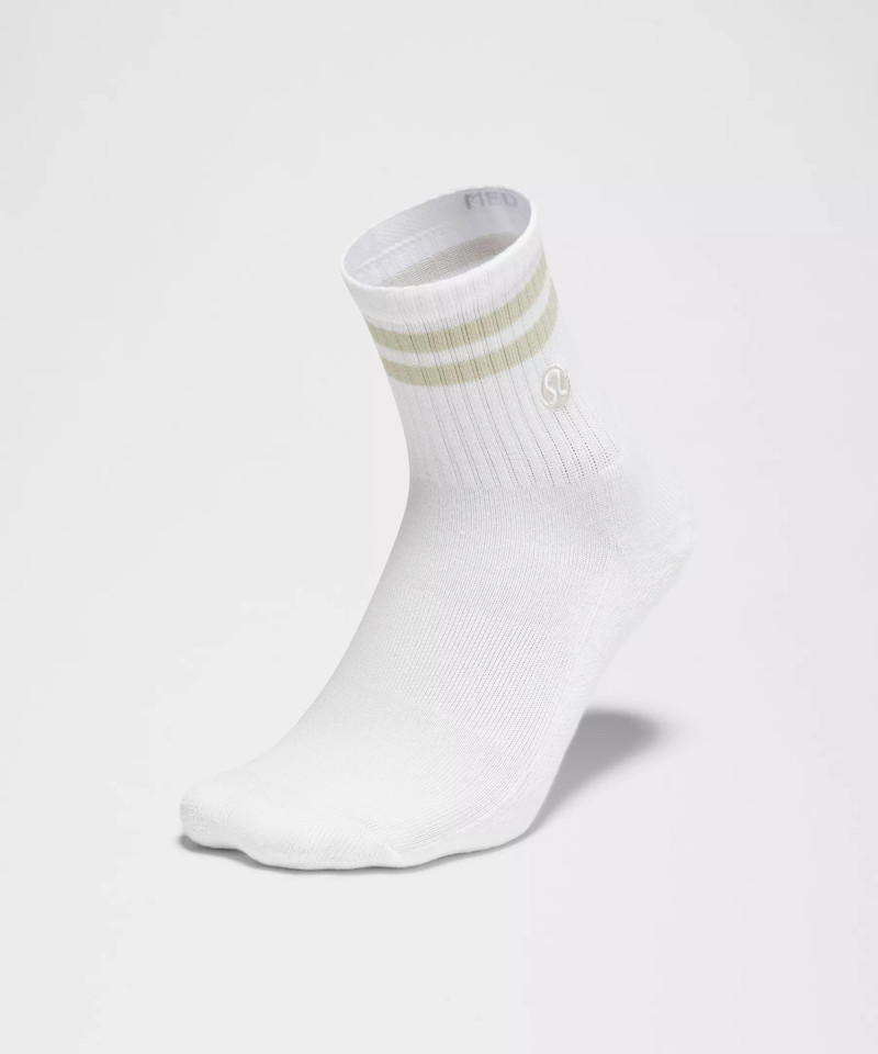 Unisex Daily Essential Quarter Socks *Stripe 3