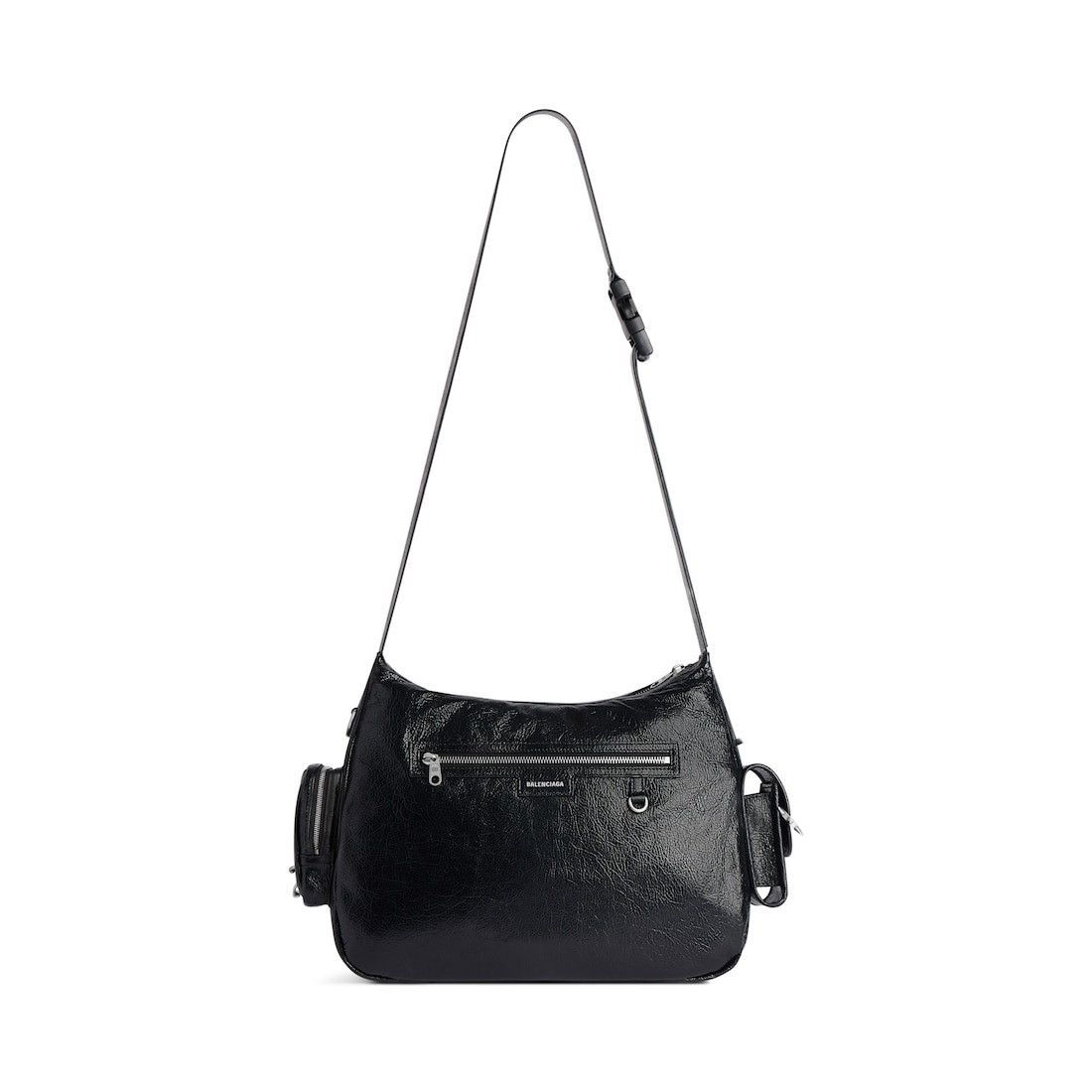 Men's Superbusy Messenger Bag With Piercings  in Black - 3