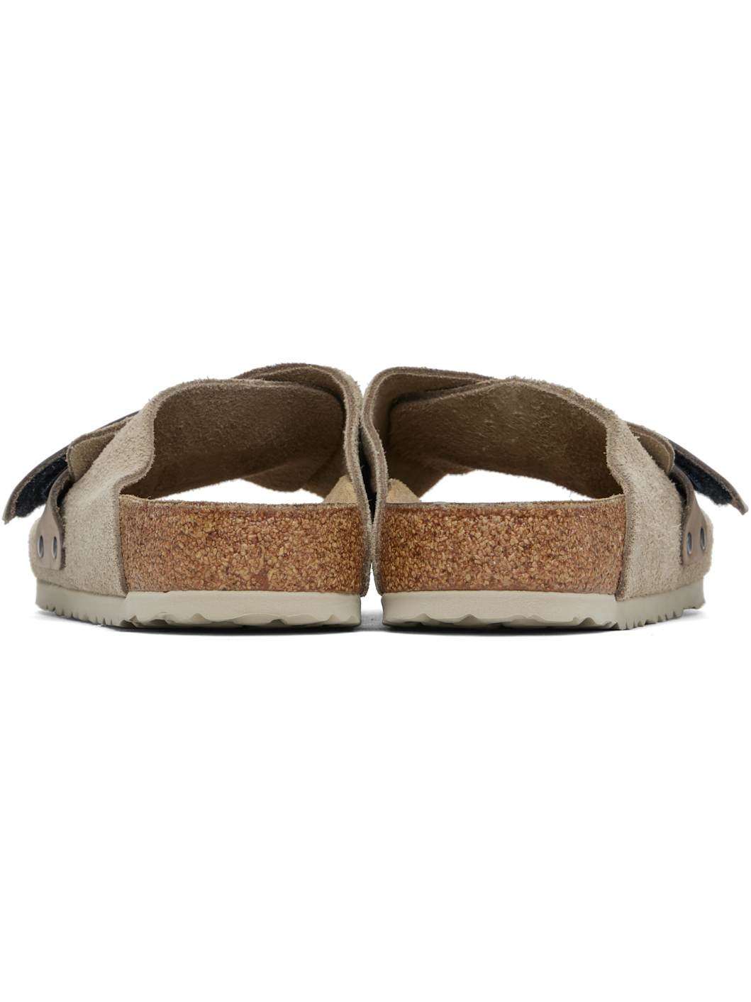 Taupe Regular Kyoto Sandals - 2