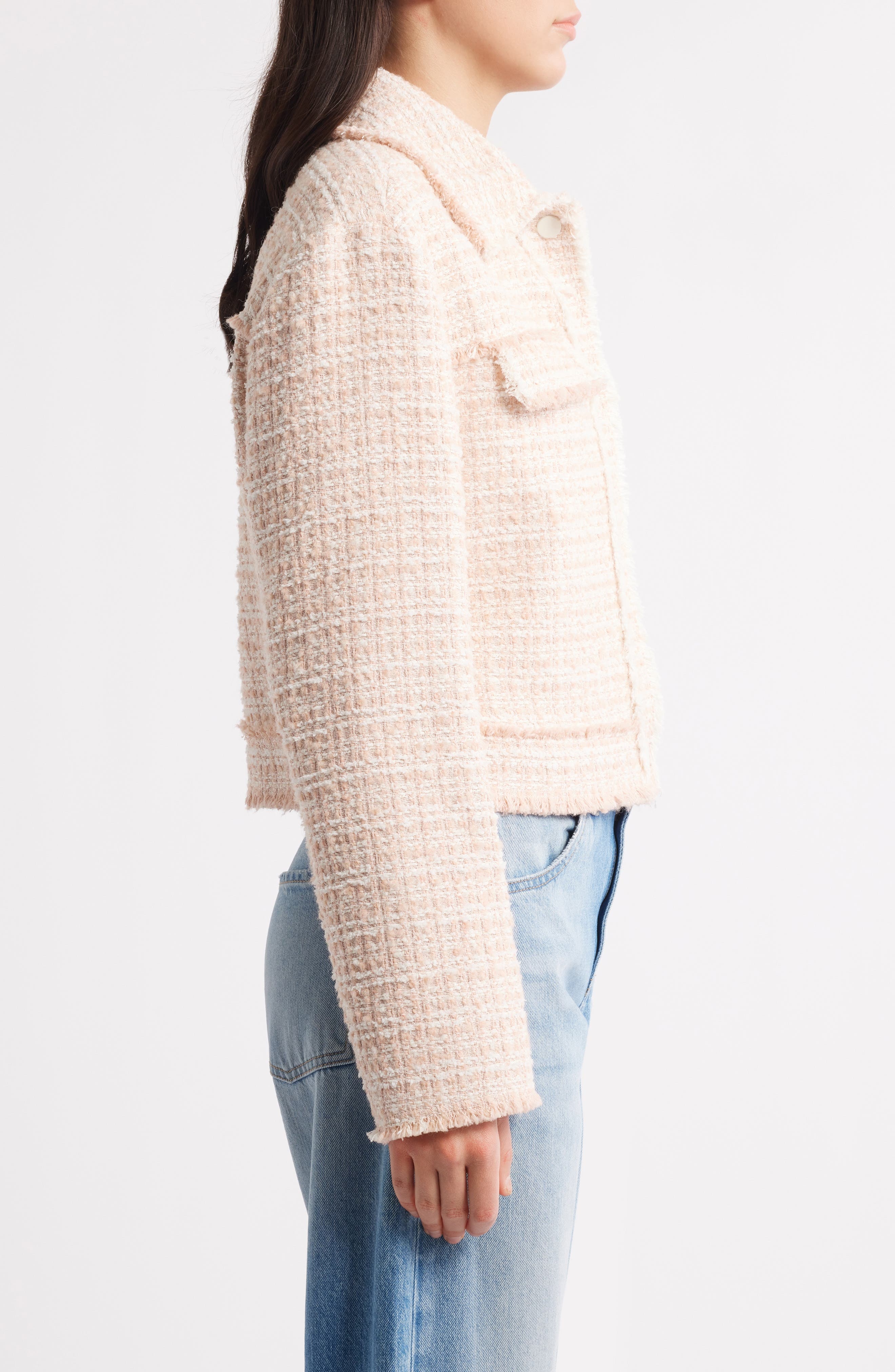 BOSS Tweed Jacket in Crystal Tweed at Nordstrom - 3