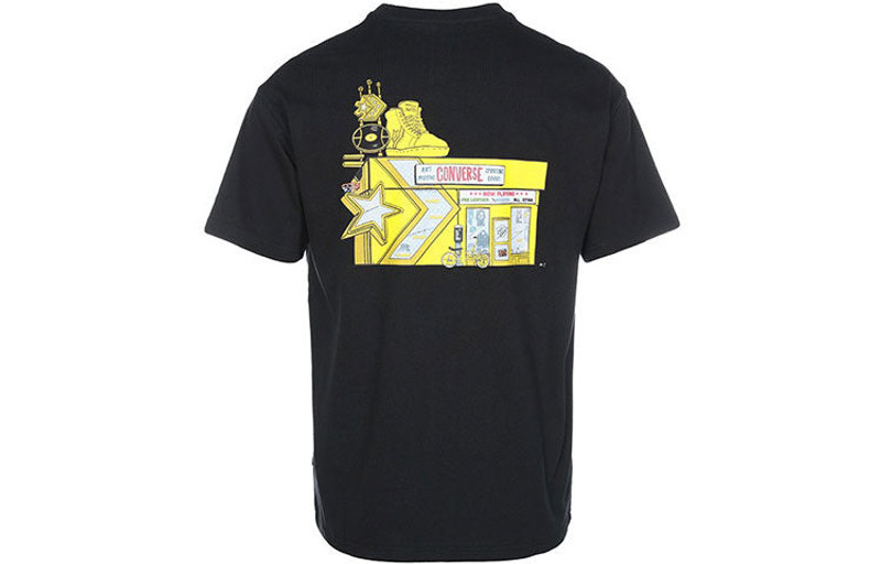 Converse Converse Sneaker Store T-Shirt 'Black' 10023258-A02 outlook