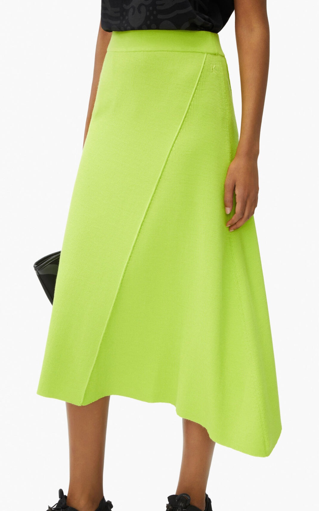 Asymmetrical midi skirt - 4