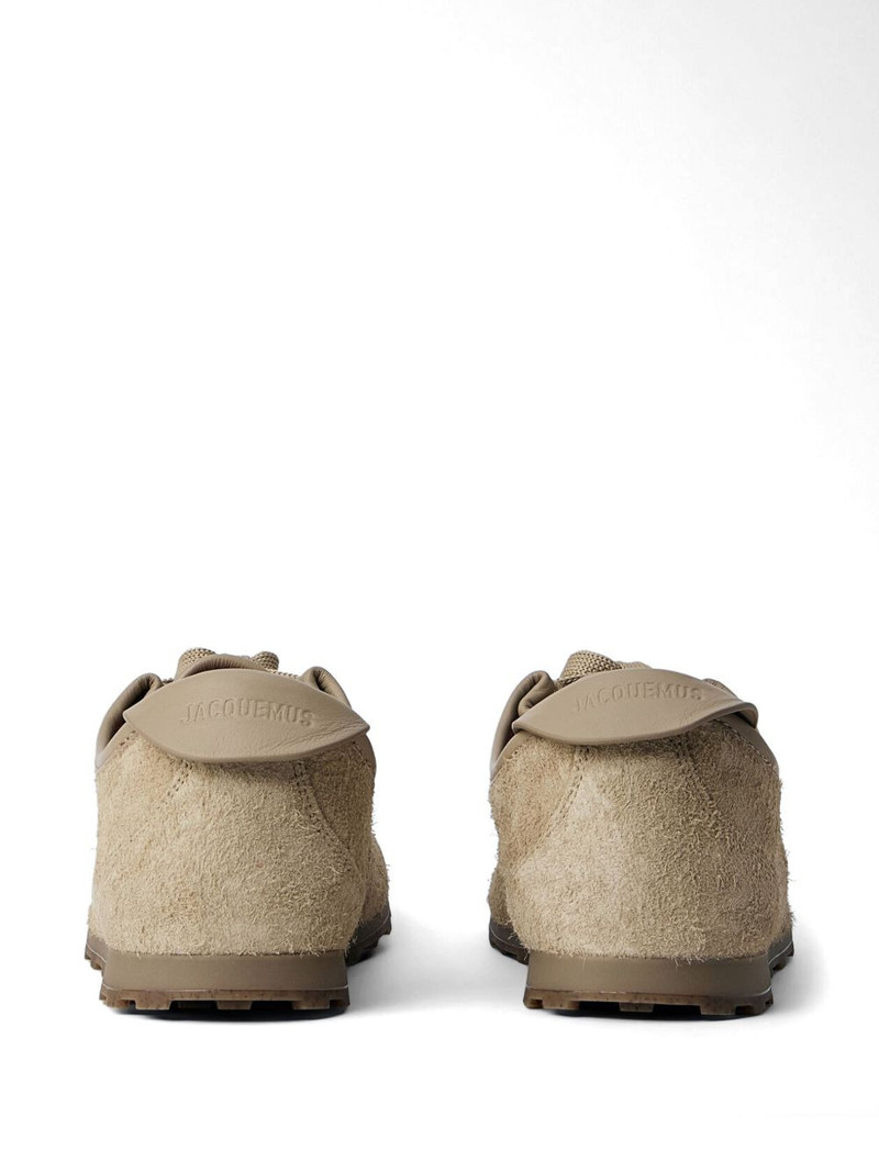 JACQUEMUS low-top suede sneakers outlook