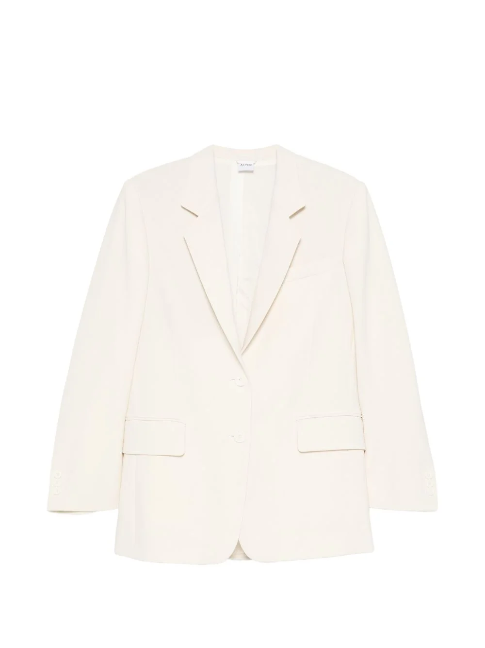 buttoned long-sleeve blazer - 1