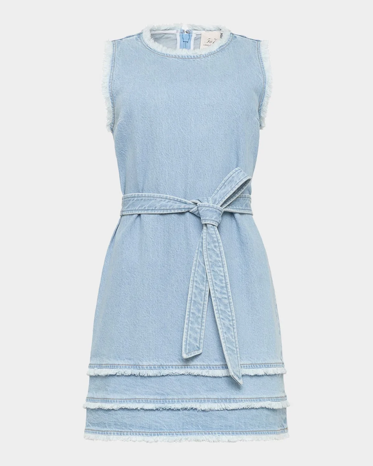 Mindie Denim Mini Dress - 1