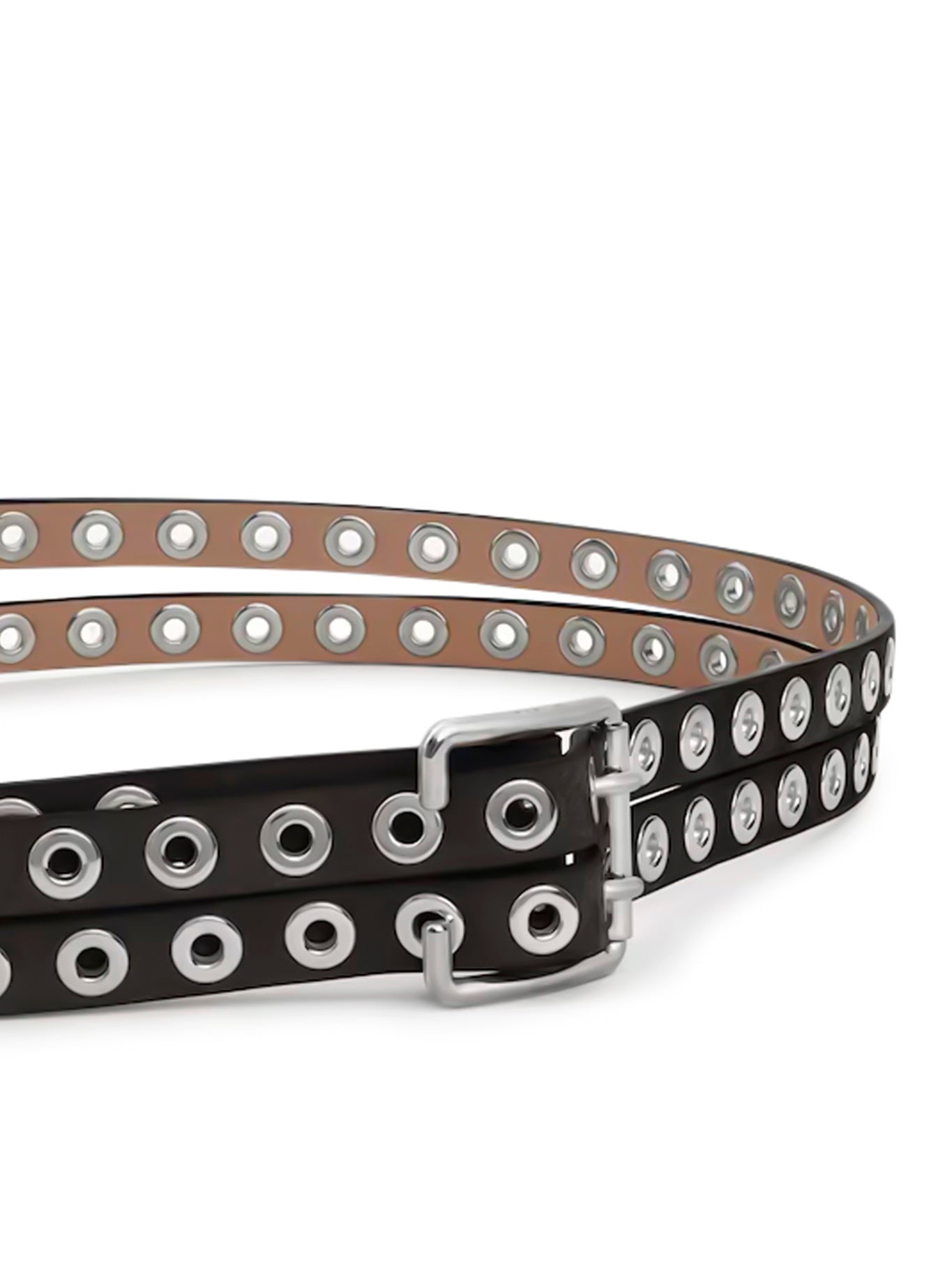 DOUBLE BIKER BELT IN NUBUCK - 3