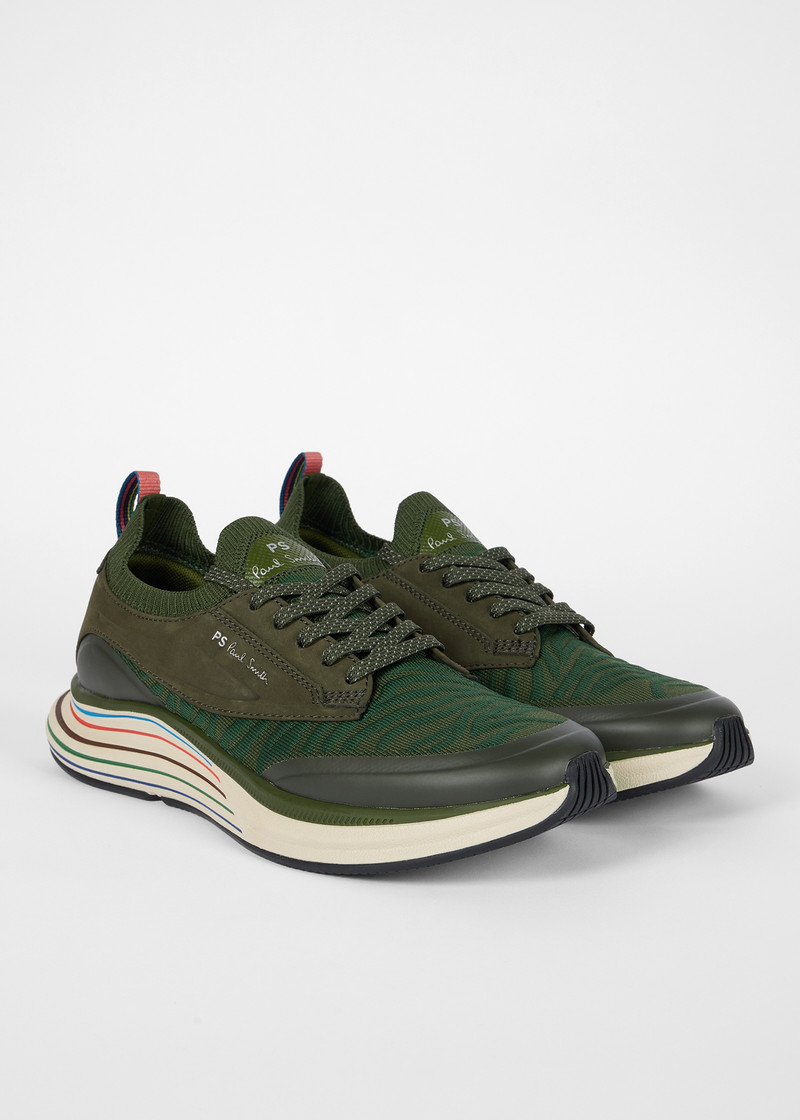 Paul Smith Dark Green 'Volt' Trainers outlook