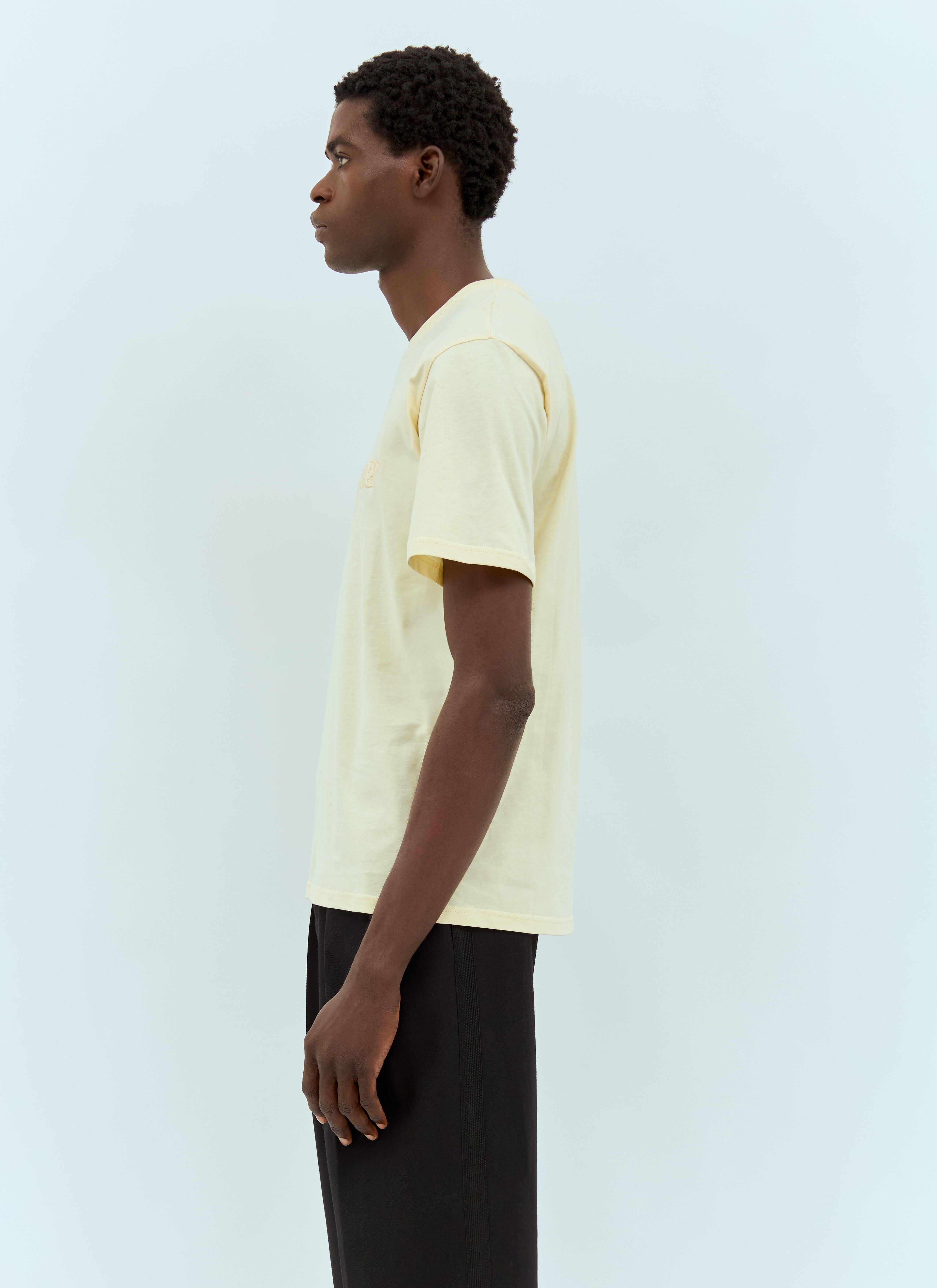 Logo Embroidery T-Shirt - 4