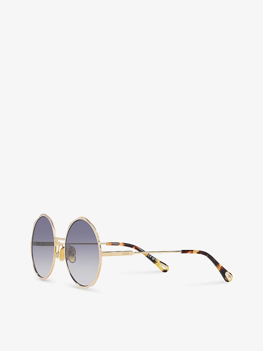 CH0184S round-frame metal sunglasses - 3
