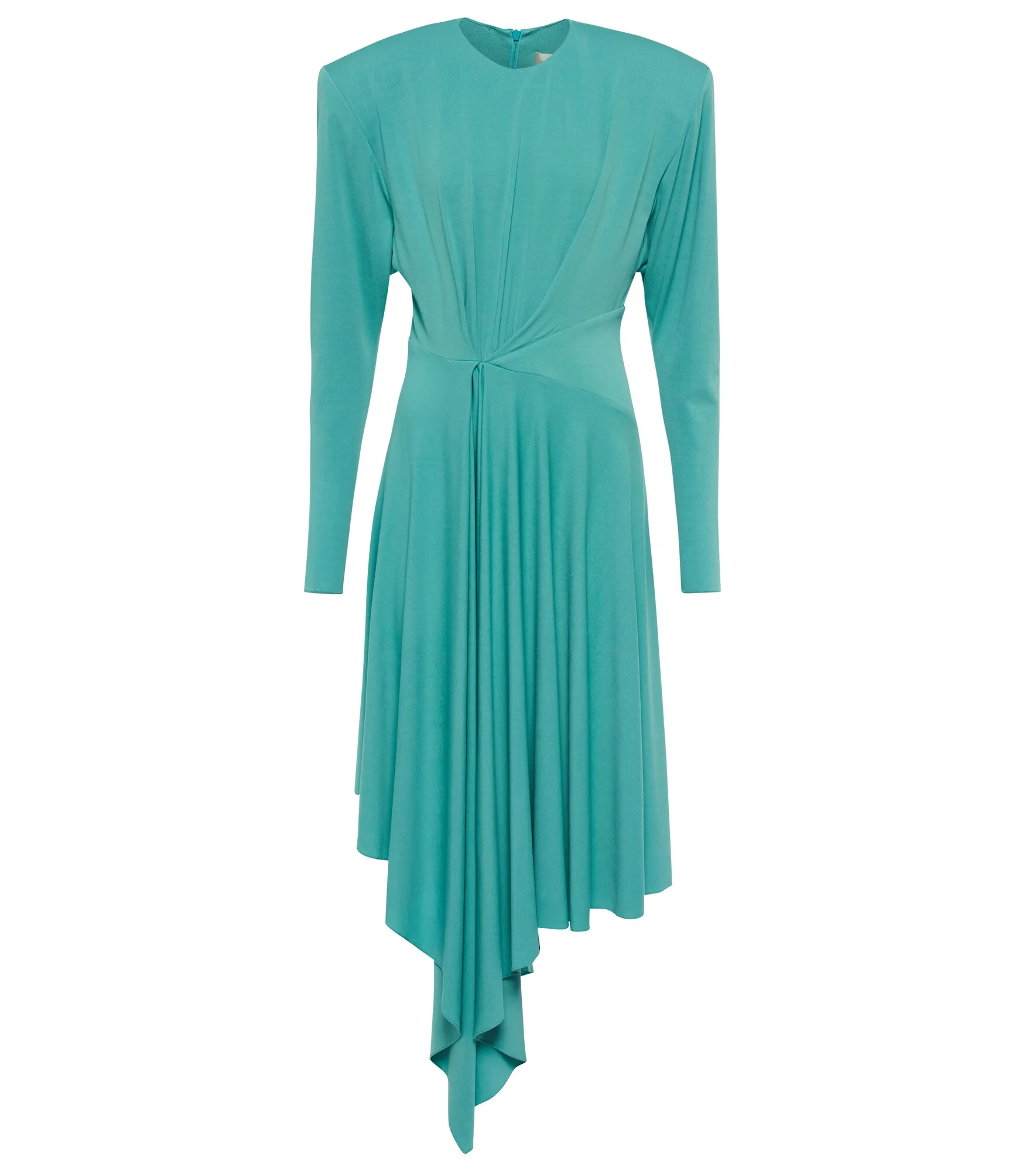 Draped jersey midi dress - 1