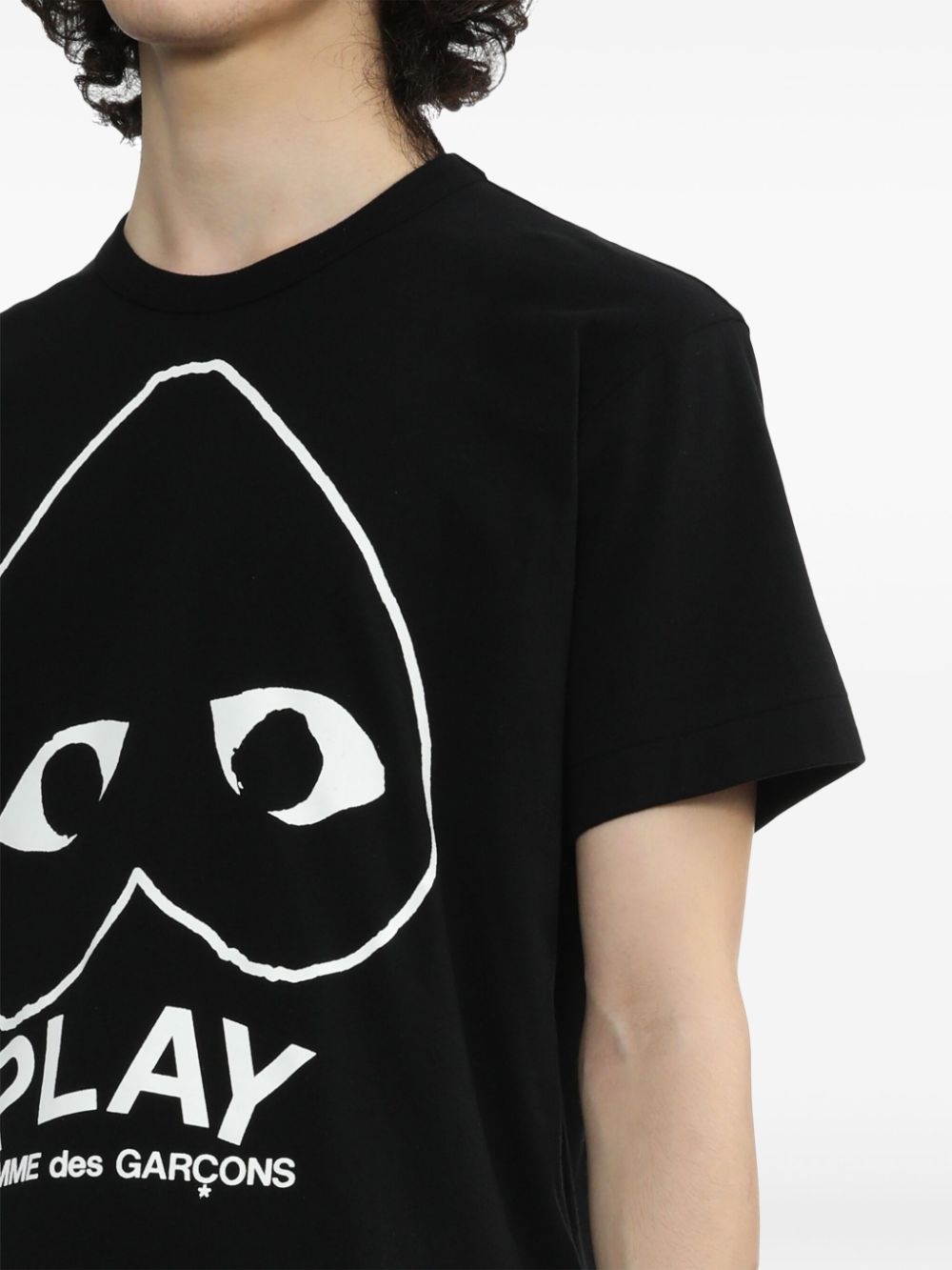 heart-print cotton T-shirt - 5