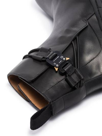 1017 ALYX 9SM buckle leather ankle boots outlook