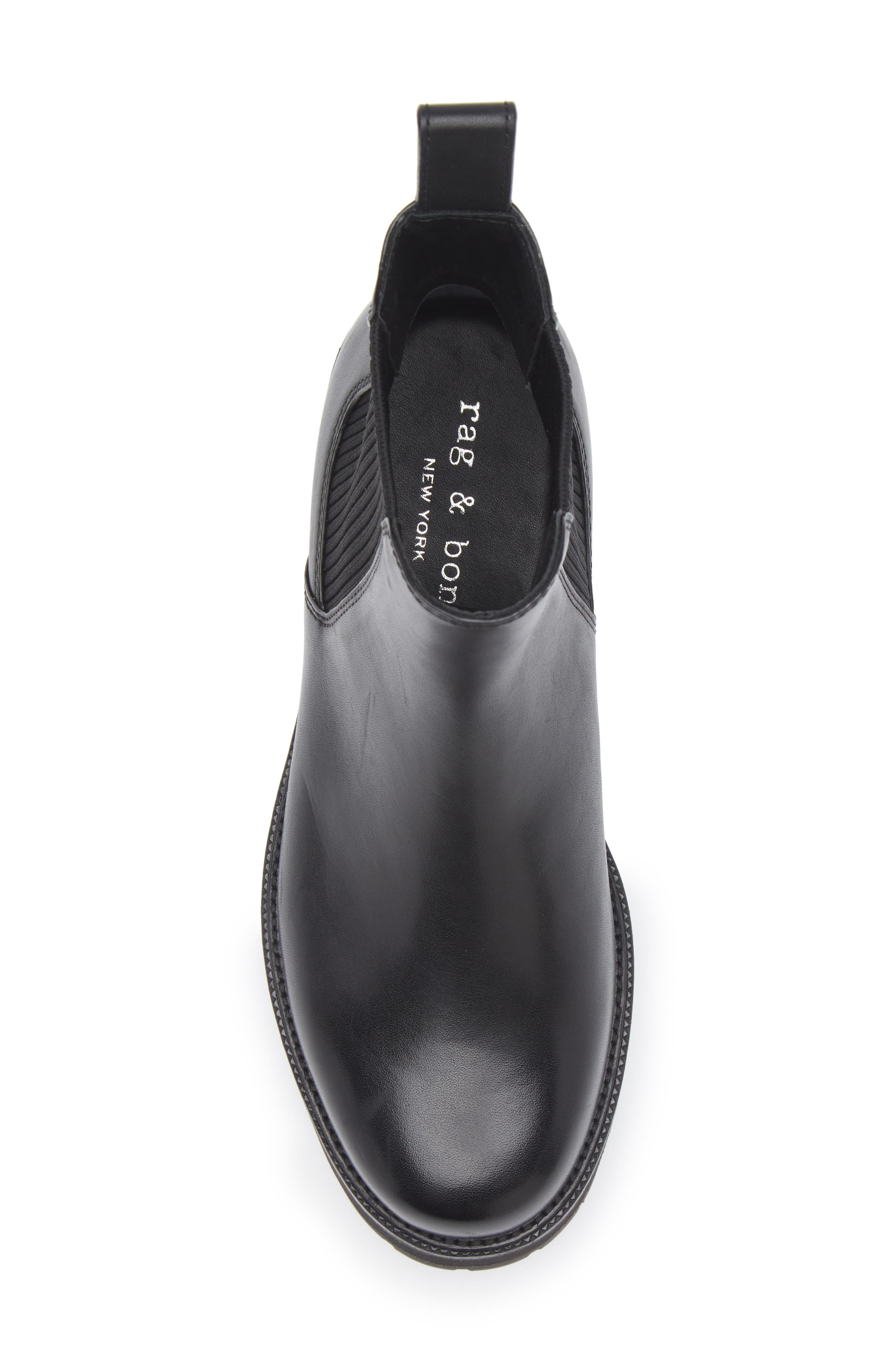 rag & bone Corey Lug Sole Chelsea Boot in Black at Nordstrom - 5