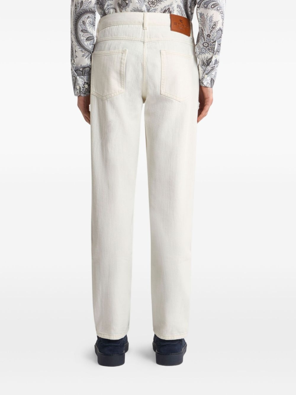 stitched-pocket jeans - 3