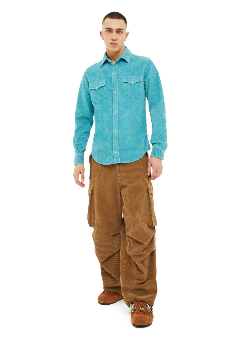 Alanui Velvet Corduroy Pockets Shirt outlook