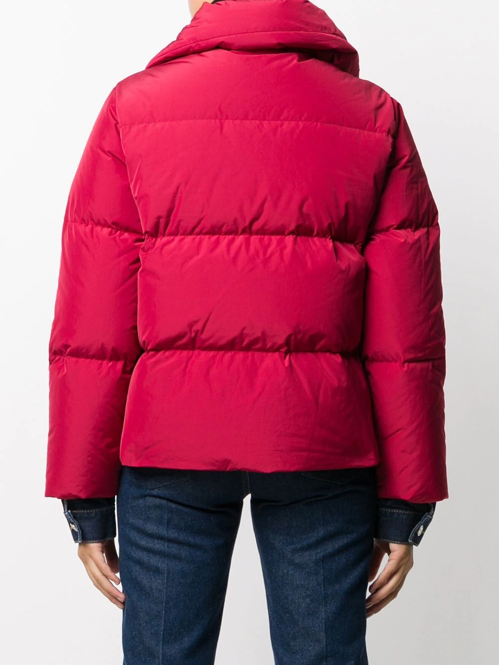 quilted zipped puffer jacket - 4